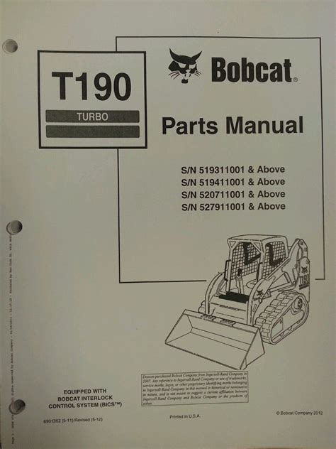 bobcat t190 skid steer damper kit parts|bobcat t190 specs.